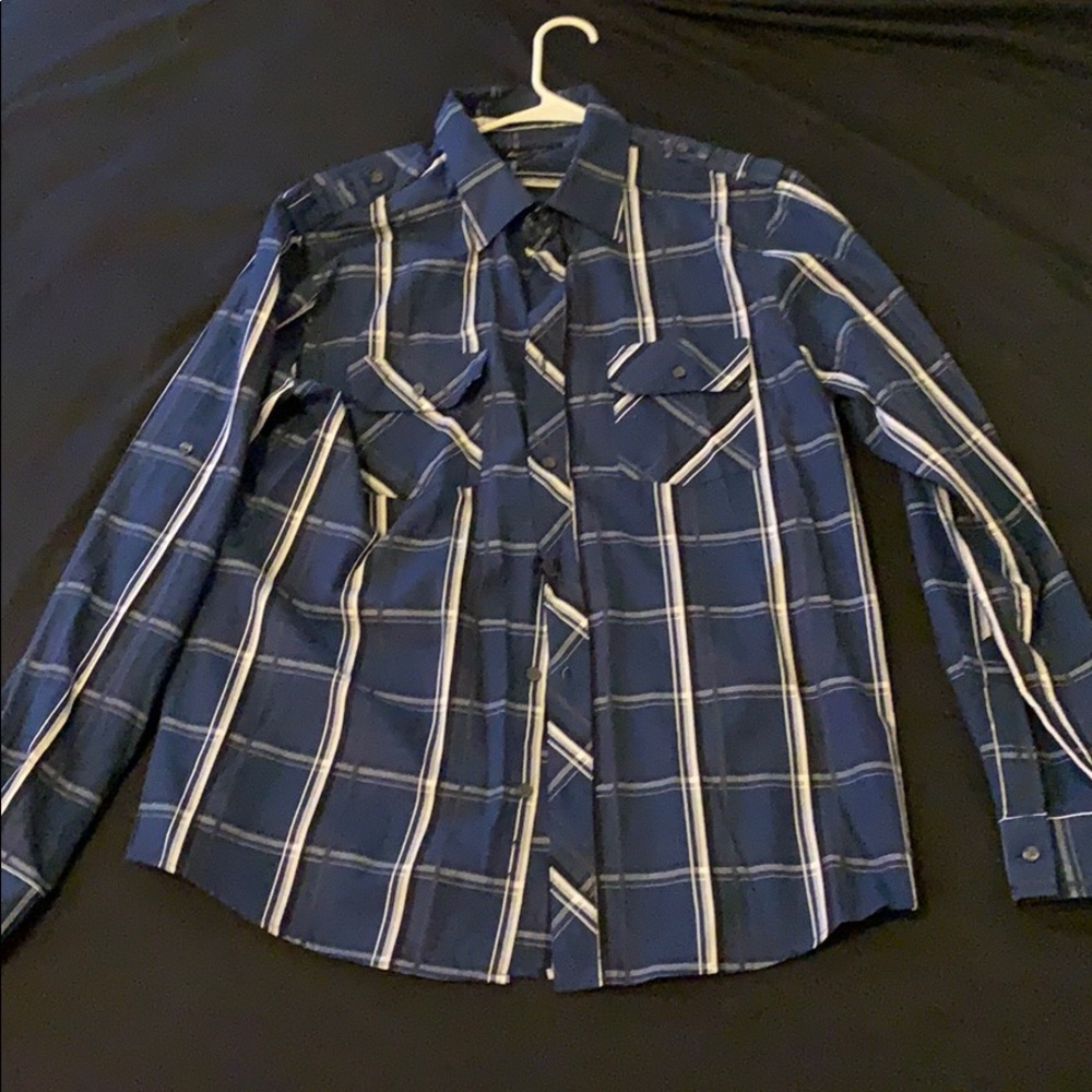 Mens button-down dress shirt